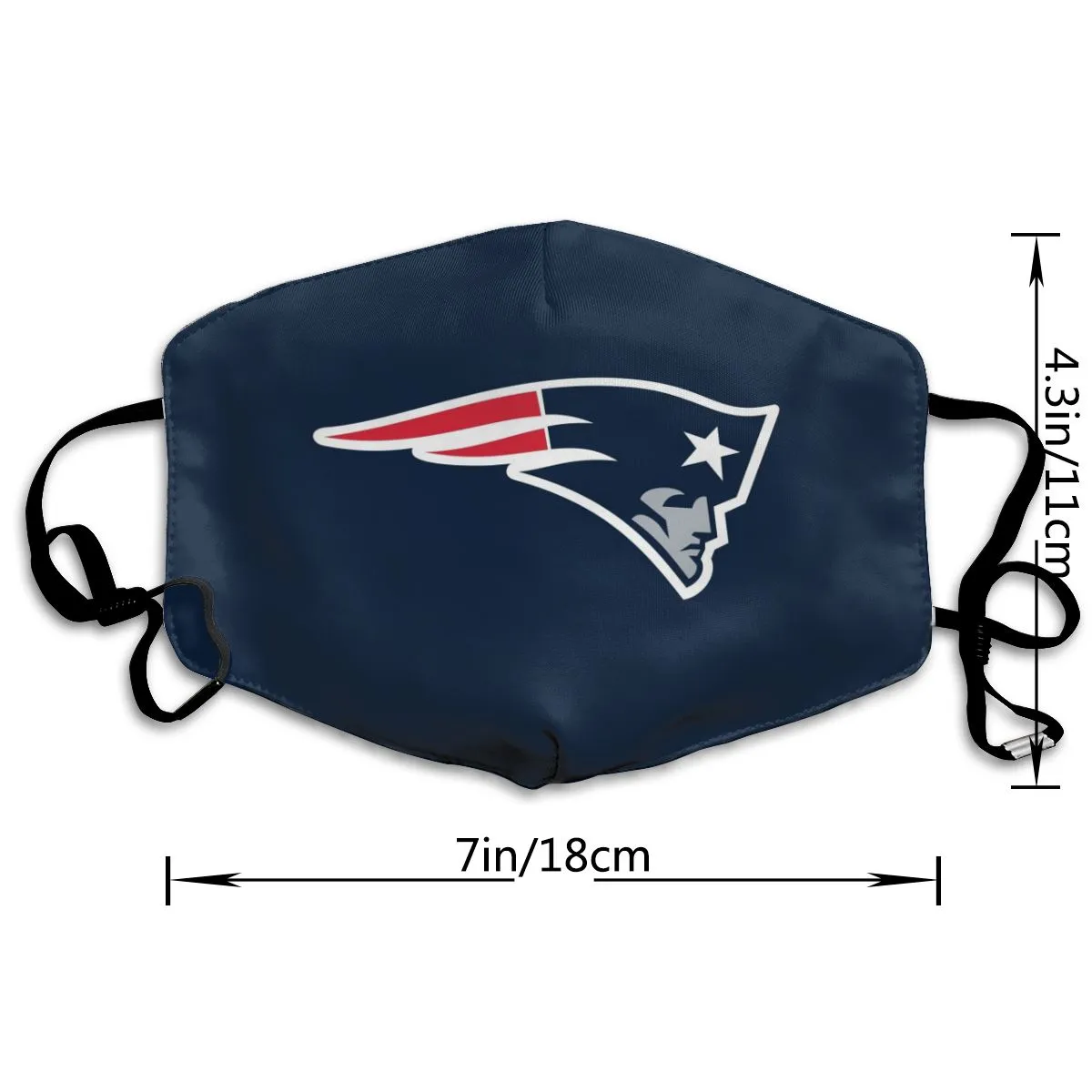 Print Football Personalized New England Patriots Dust Masks