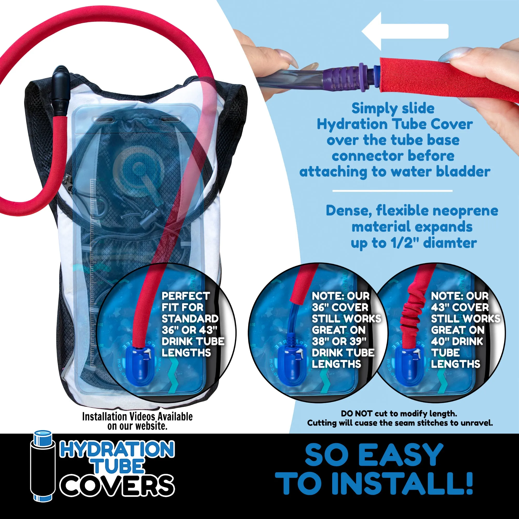 Real Trees Insulated Drink Tube Hose Cover