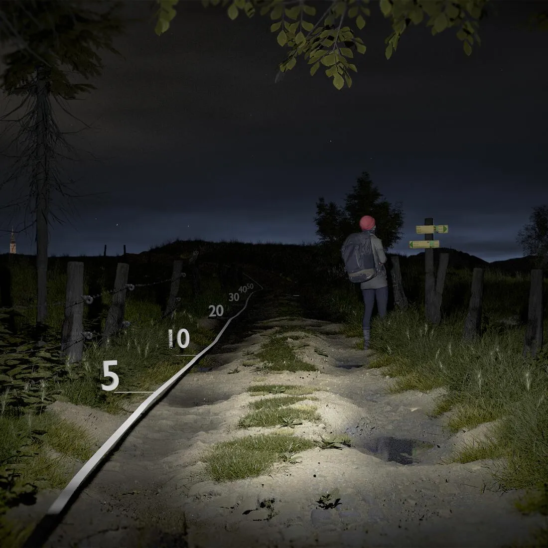 Rechargeable headlamp - 300 lumens - HL500 USB V3