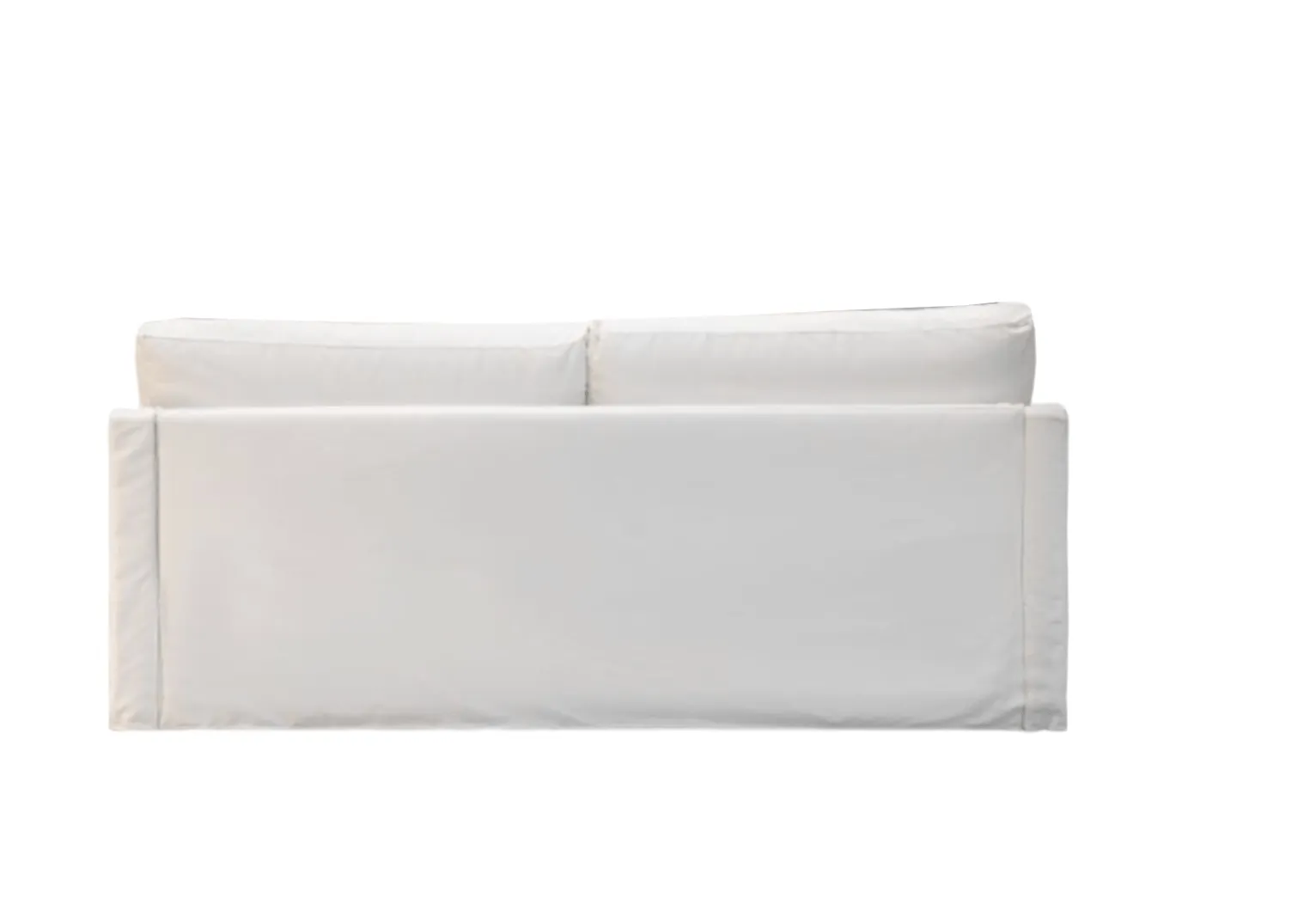 Redington Shores QUICK SHIP Slipcovered Sofa 78" 2/2 in Ali Eggshell