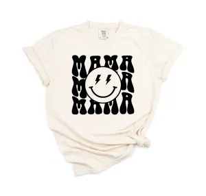 Retro Smiley Mama - Comfort Colors Adult Tee
