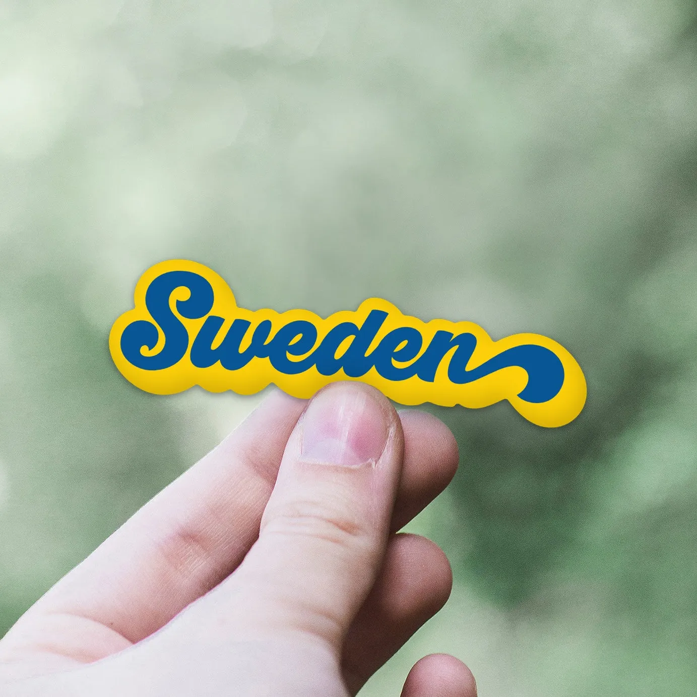 Retro Sweden Sticker