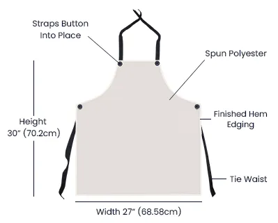 Rhinestone Cowgirl Black Graphic Apron