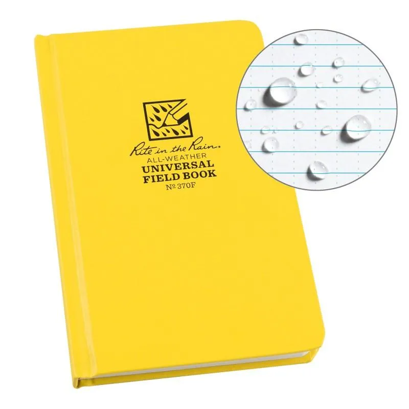 Rite in the Rain No370F Hard Cover Book Universal Yellow