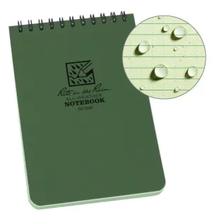 Rite in the Rain No946 Top Spiral 4x6 Notebook Universal Green