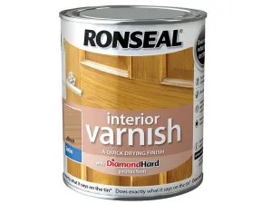 Ronseal Interior Varnish Quick Dry Satin Birch 250Ml