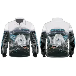 Samaki Digi Snapper Adult Long Sleeve Performance Fishing Shirt Jersey
