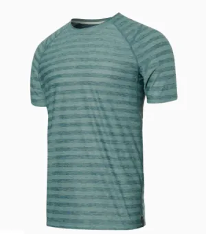 Saxx DropTemp Cool Mesh Crew - Washed Teal Heather
