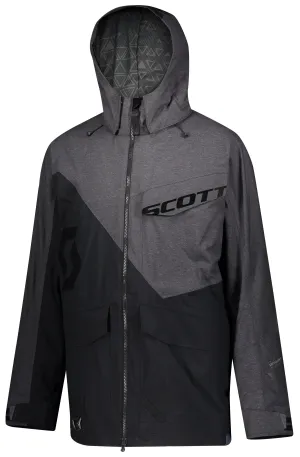 Scott XT Shell Dryo Mens Winter Jacket - Black/Melange Grey