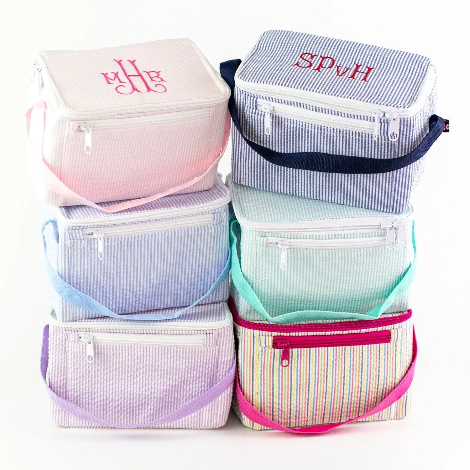 Seersucker Rectangular Lunch Box