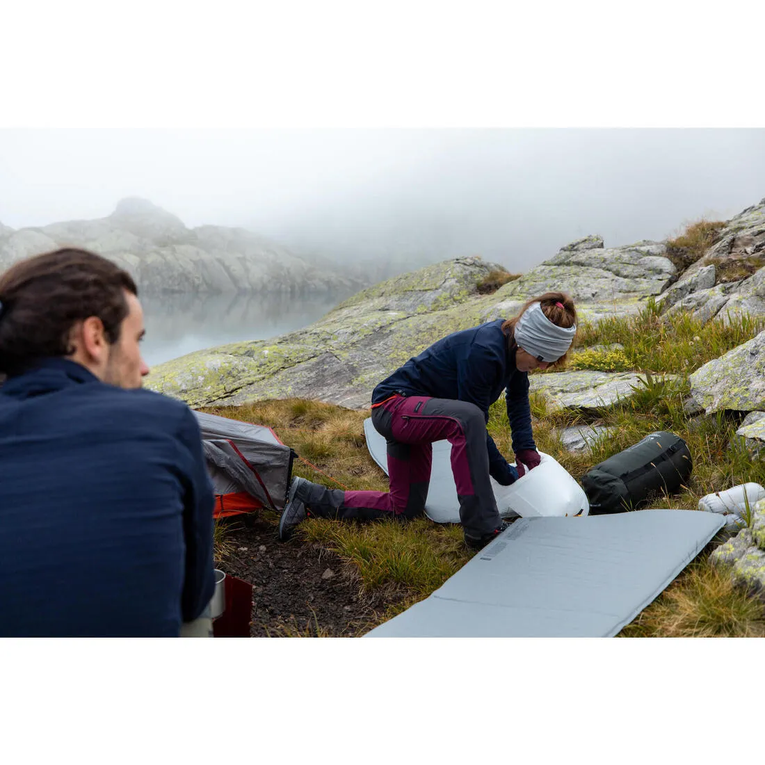 Self-inflating Trekking Mattress - MT100 XL - 193 x 60 cm - 1 person