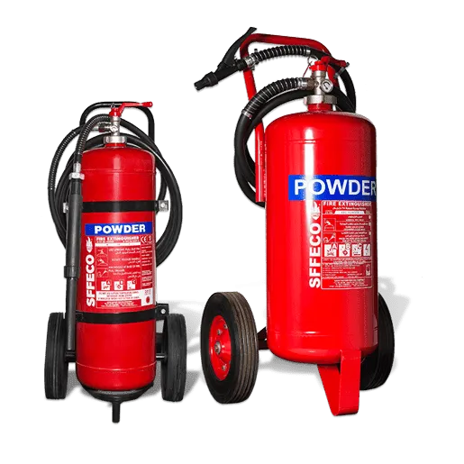 SFFECO Dry Powder Mobile Trolley Extinguishers