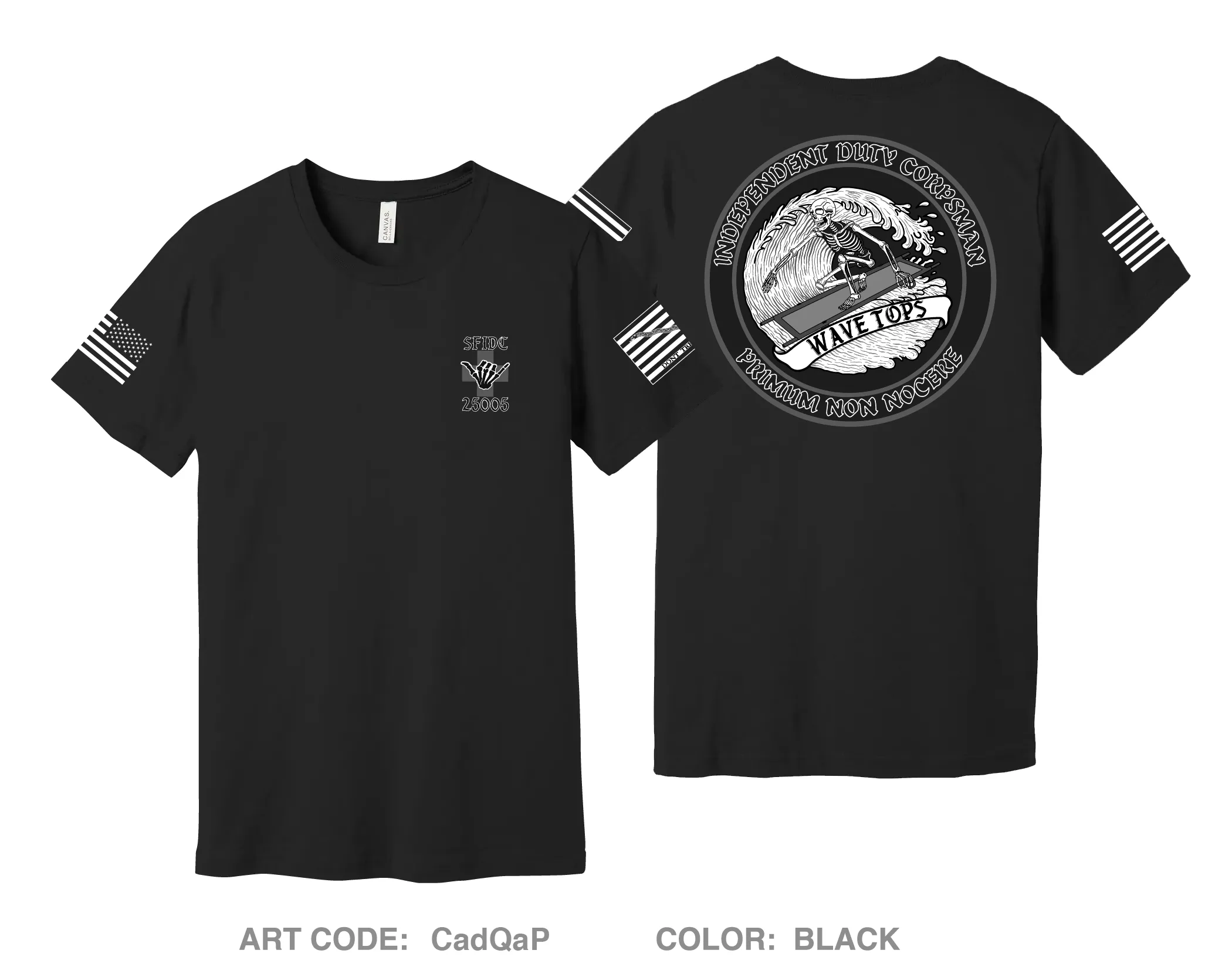 SFIDC CLASS 25005 Comfort Unisex Cotton SS Tee - CadQaP