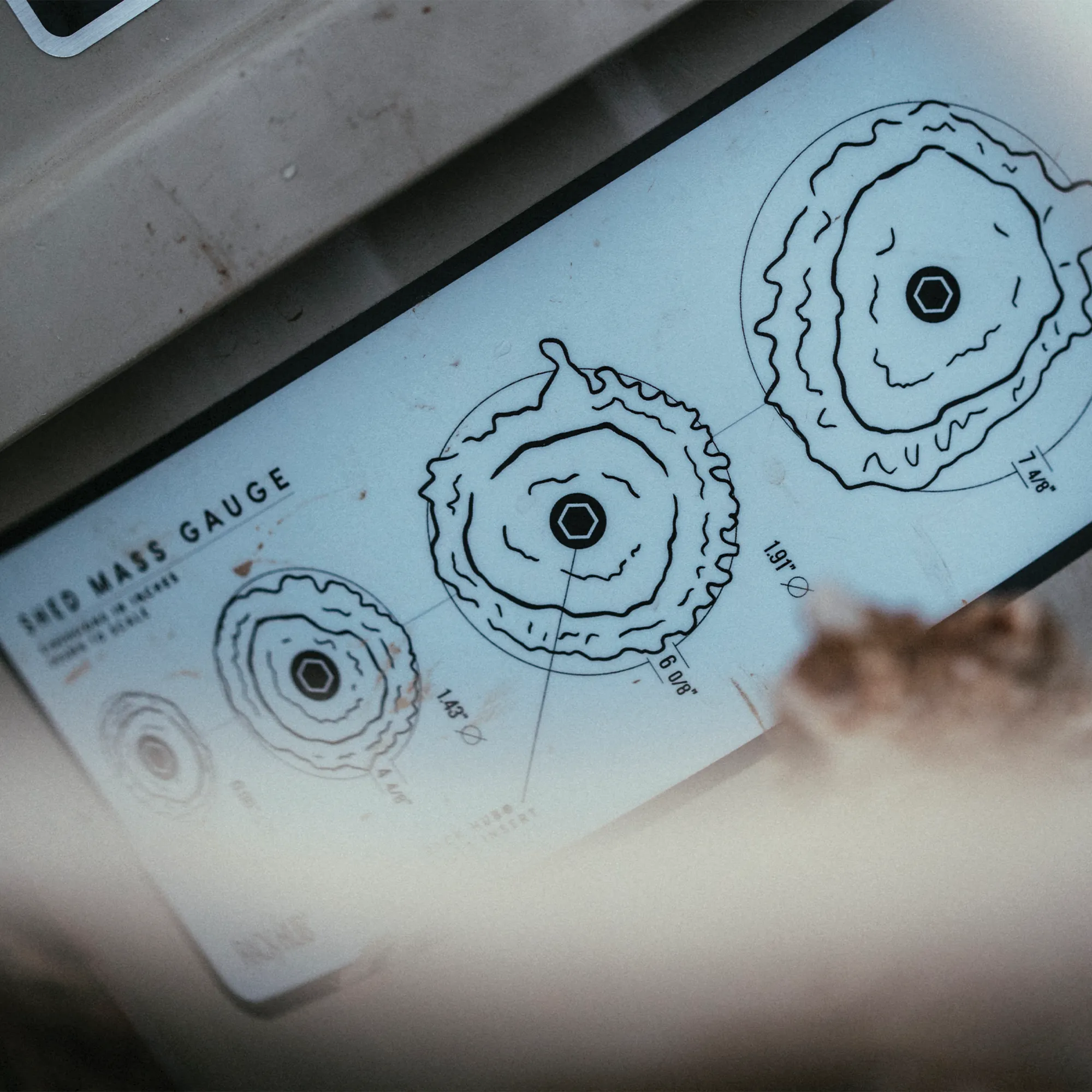 SHED MASS GAUGE (SMG) Sticker