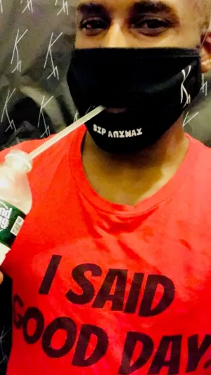 Sip Anyway Key Affirmation Face Mask