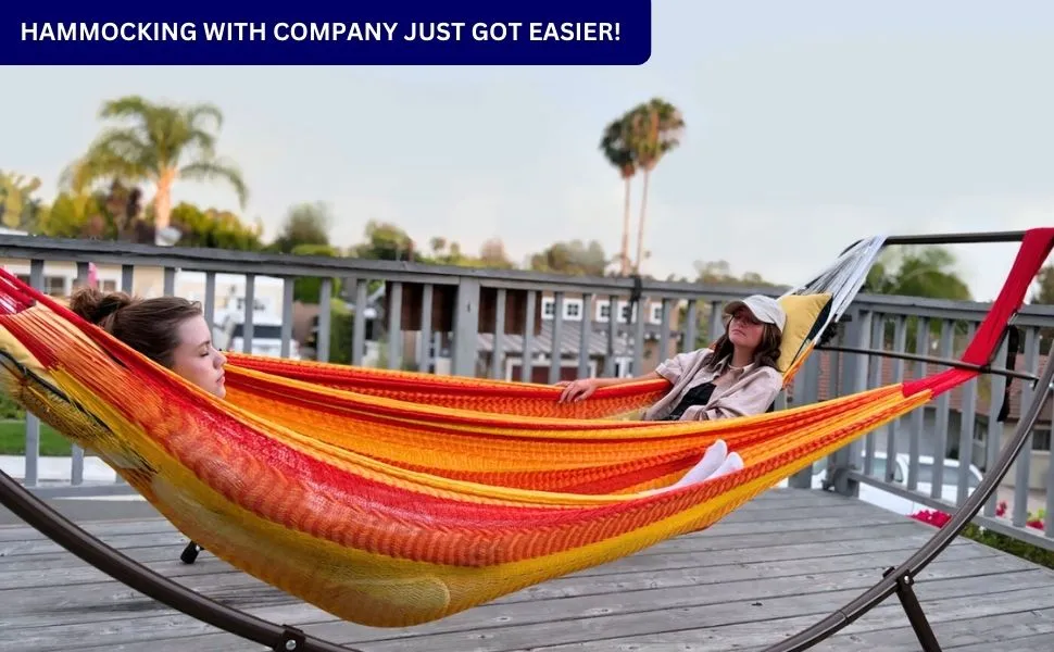 SKYBED Universal Hammock Stand for One or Two People Indoor, Outdoor