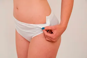 Slip Donna Sanitario apribile con strappo in velcro