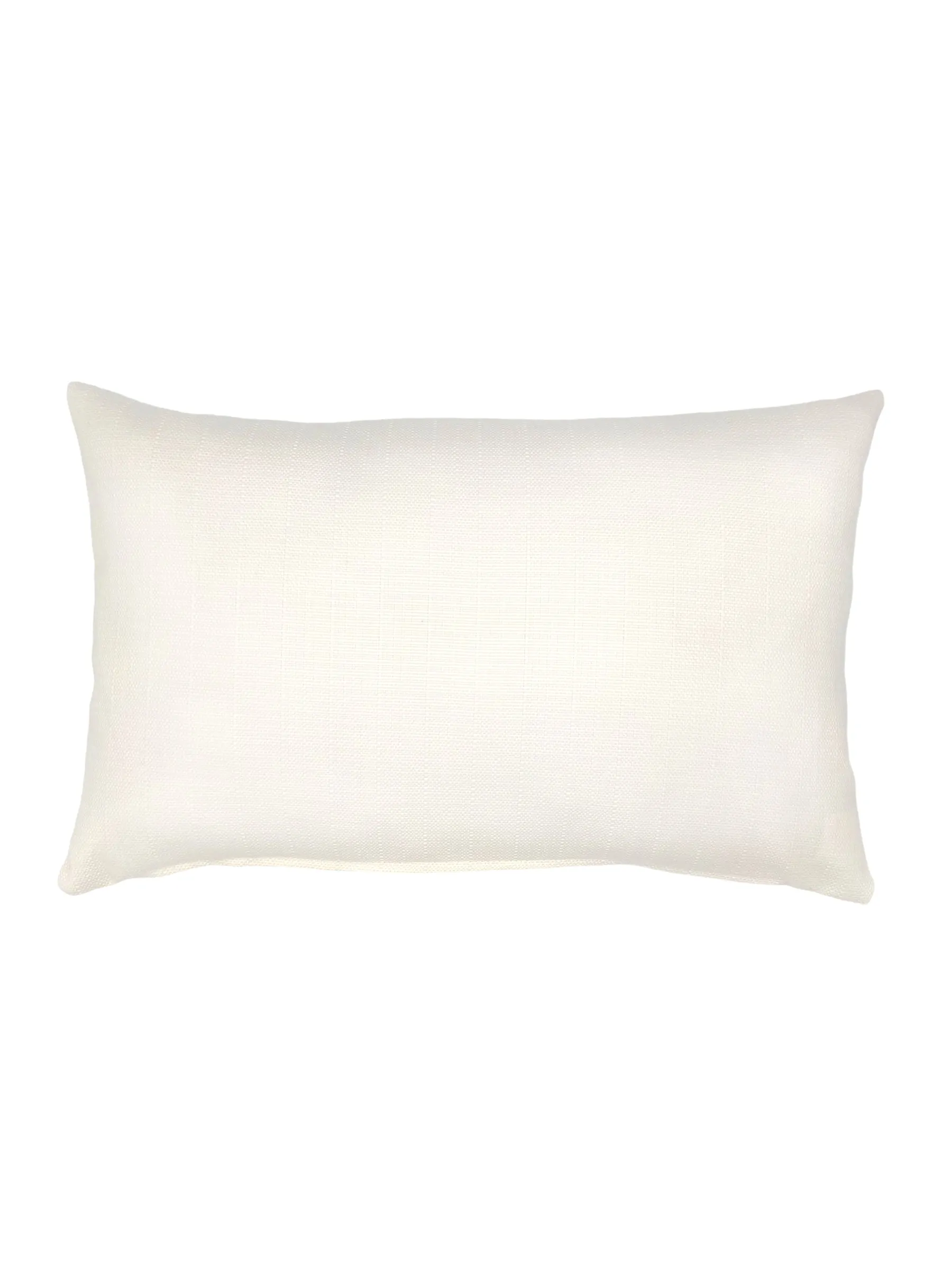 Summer Classic White Outdoor Pillow by Anaya