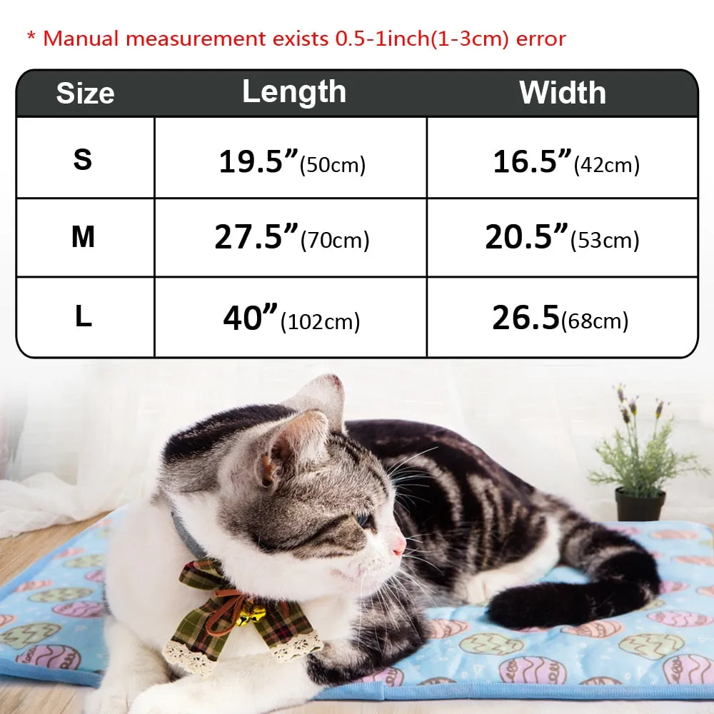 Summer Cooling Mats Blanket Ice Pet Dog Bed Mats For Dogs Cats