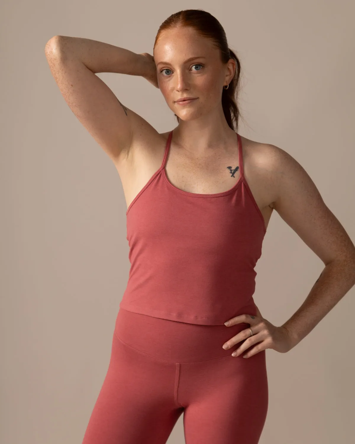 Summit Tank Top - Cherry