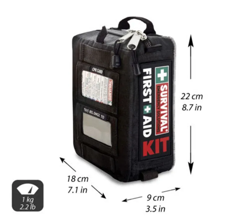 Survival First Aid Kit Medical Bag for Camping Office and or Vehicle emergencies