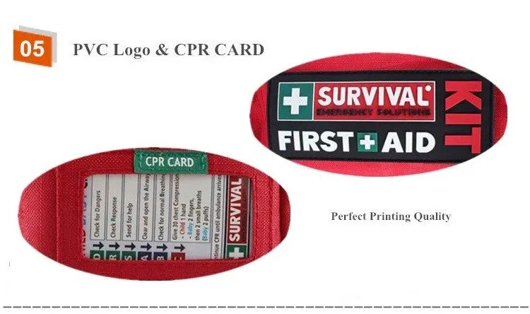 Survival First Aid Kit Medical Bag for Camping Office and or Vehicle emergencies