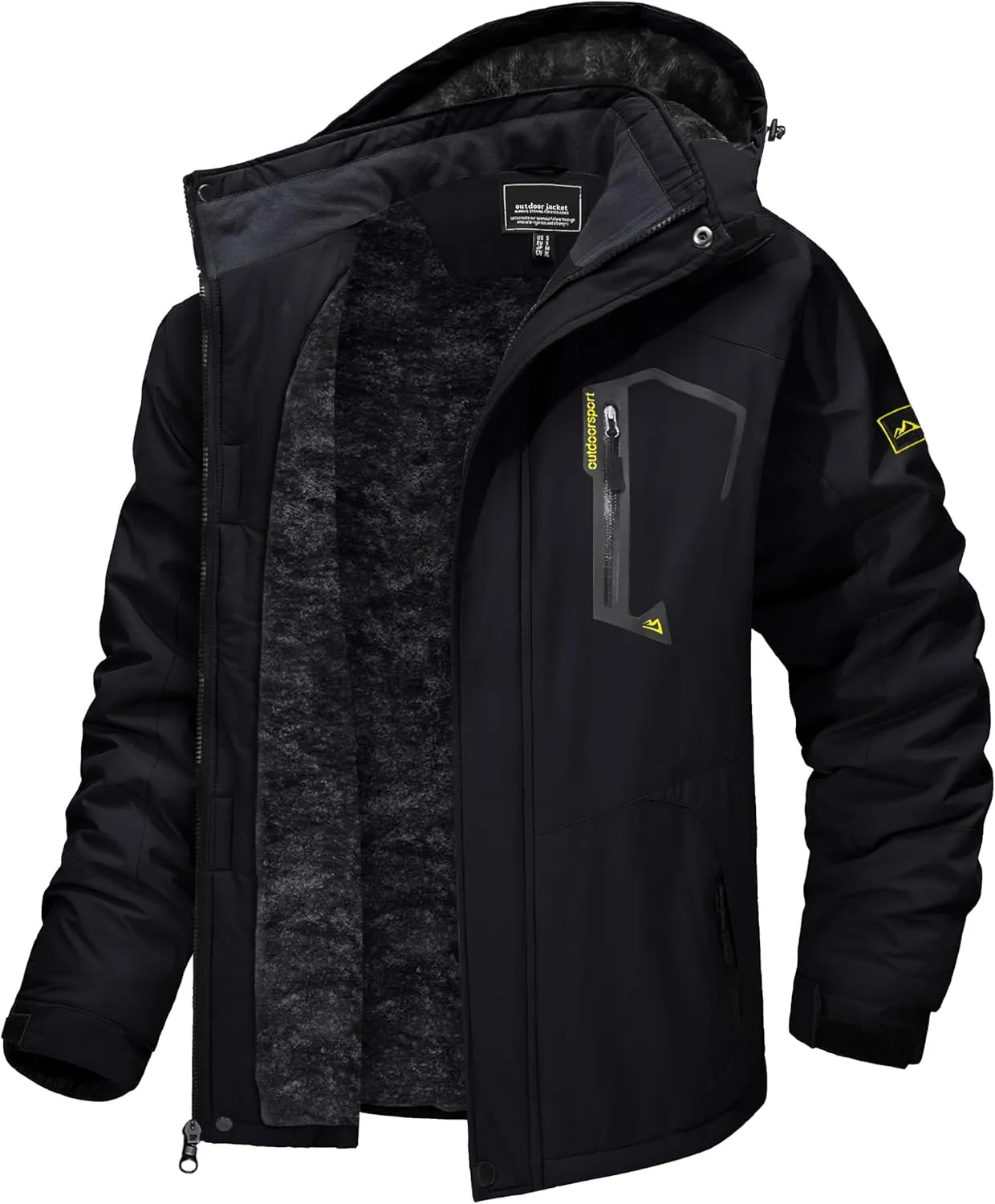 TACVASEN Winter Ski Jacket - Water Resistant & Insulated
