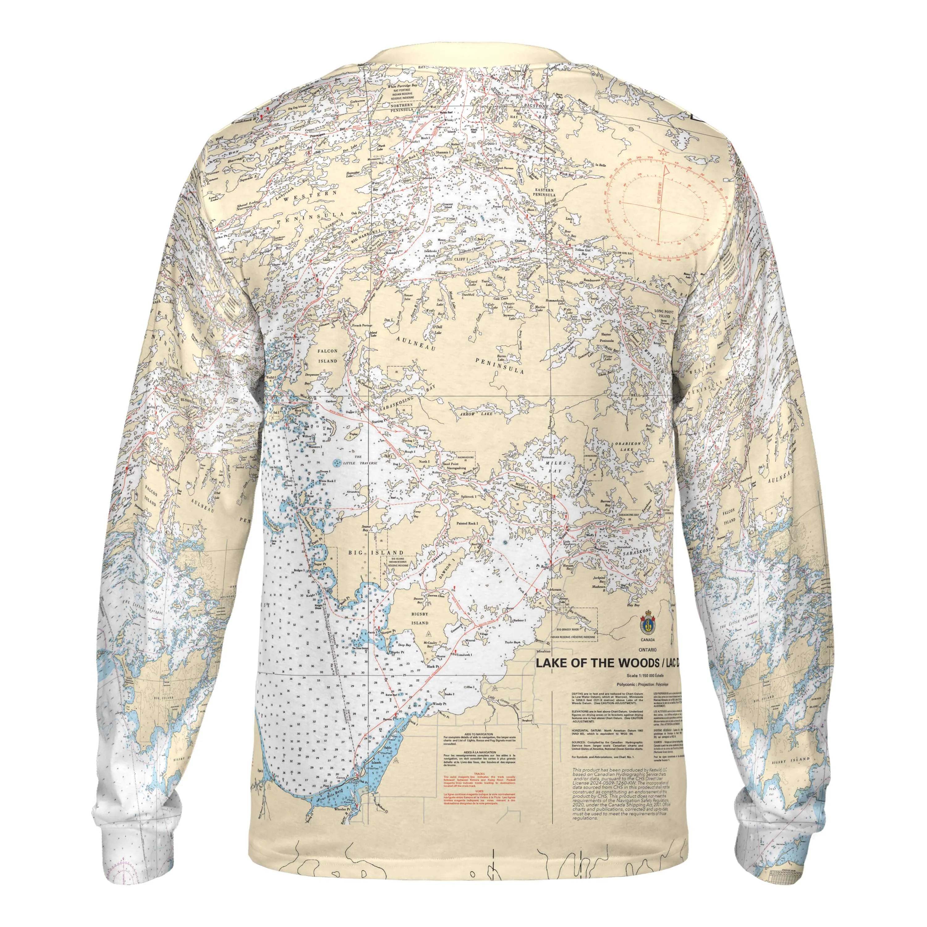 The Lake of the Woods Long Sleeve Performance Tee
