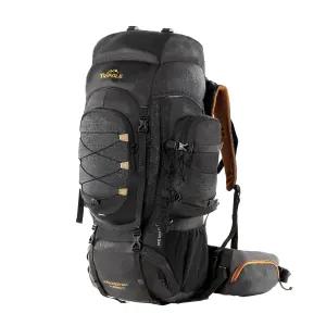 Tripole Walker Pro Metal Frame Rucksack with Rain Cover for Trekking & Travel | Front Opening | Laptop Sleeve | Men & Women | 5 Year Warranty| 60 Litre Black