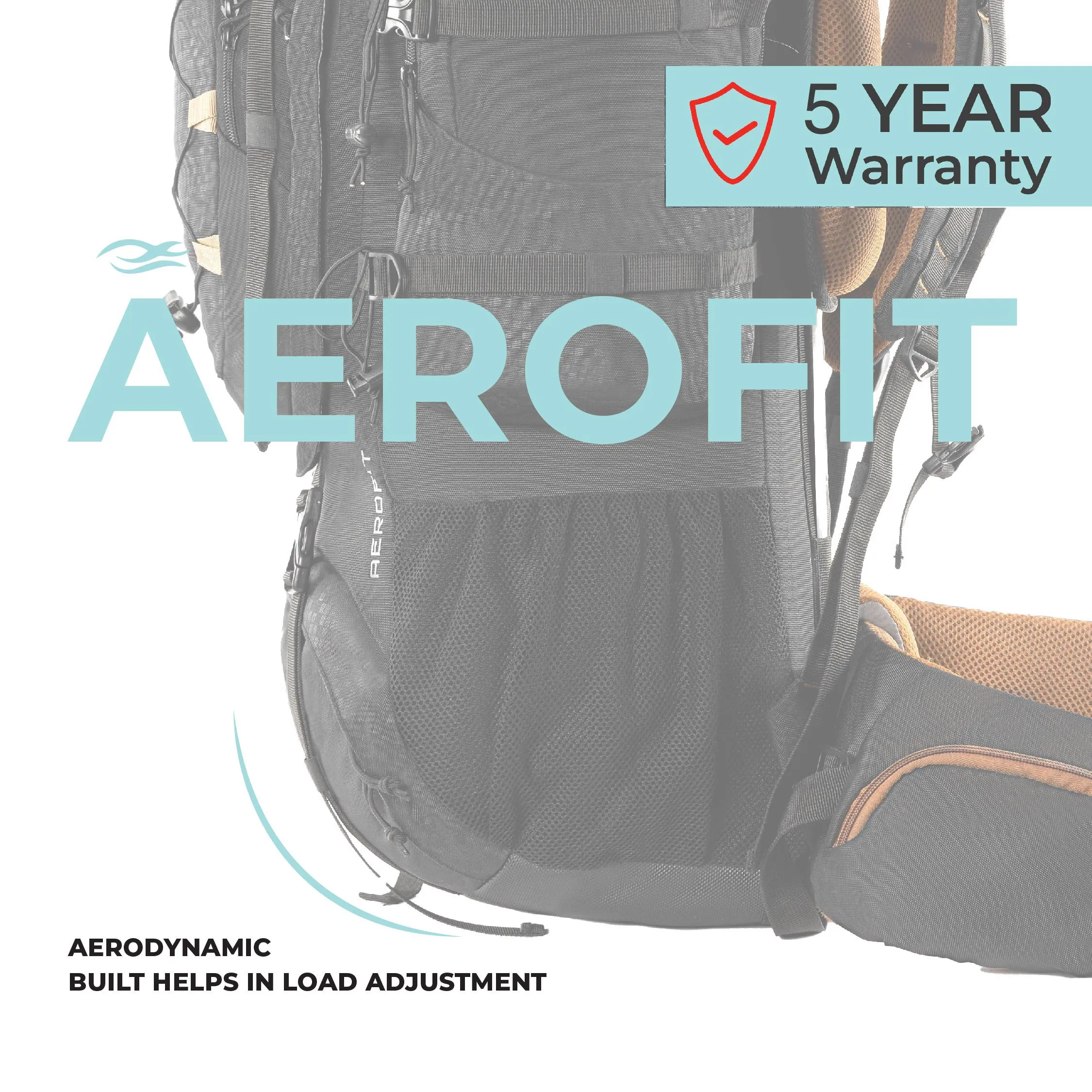 Tripole Walker Pro Metal Frame Rucksack with Rain Cover for Trekking & Travel | Front Opening | Laptop Sleeve | Men & Women | 5 Year Warranty| 60 Litre Black