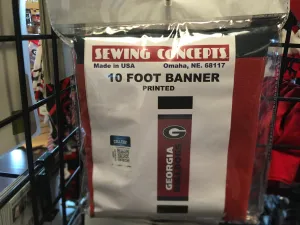UGA 10' Super G Banner