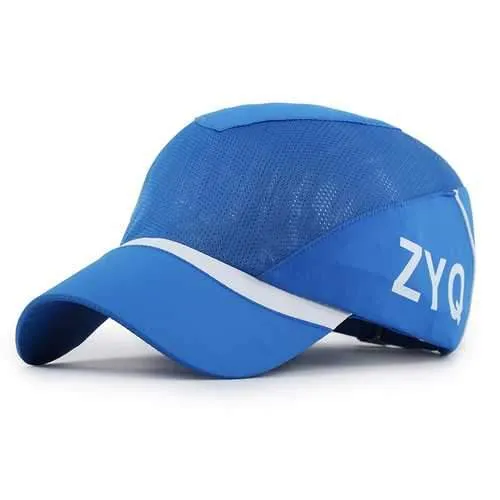 Unisex Polyester Mesh Baseball Cap Quick Dry Outdoor Sport Breathable Snapback Adjustable Hat