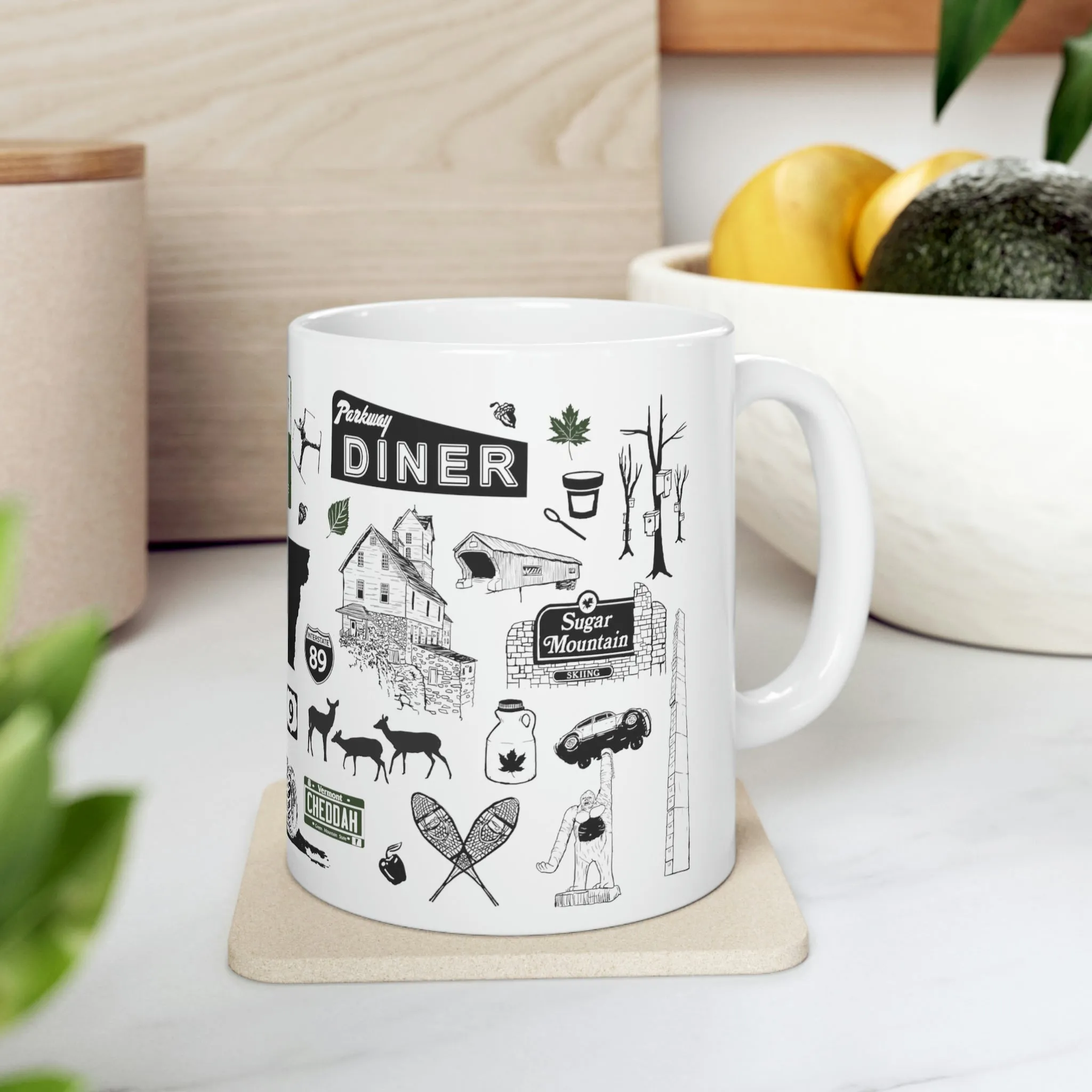 Vermont Tourist Attraction 11oz Coffee Mug
