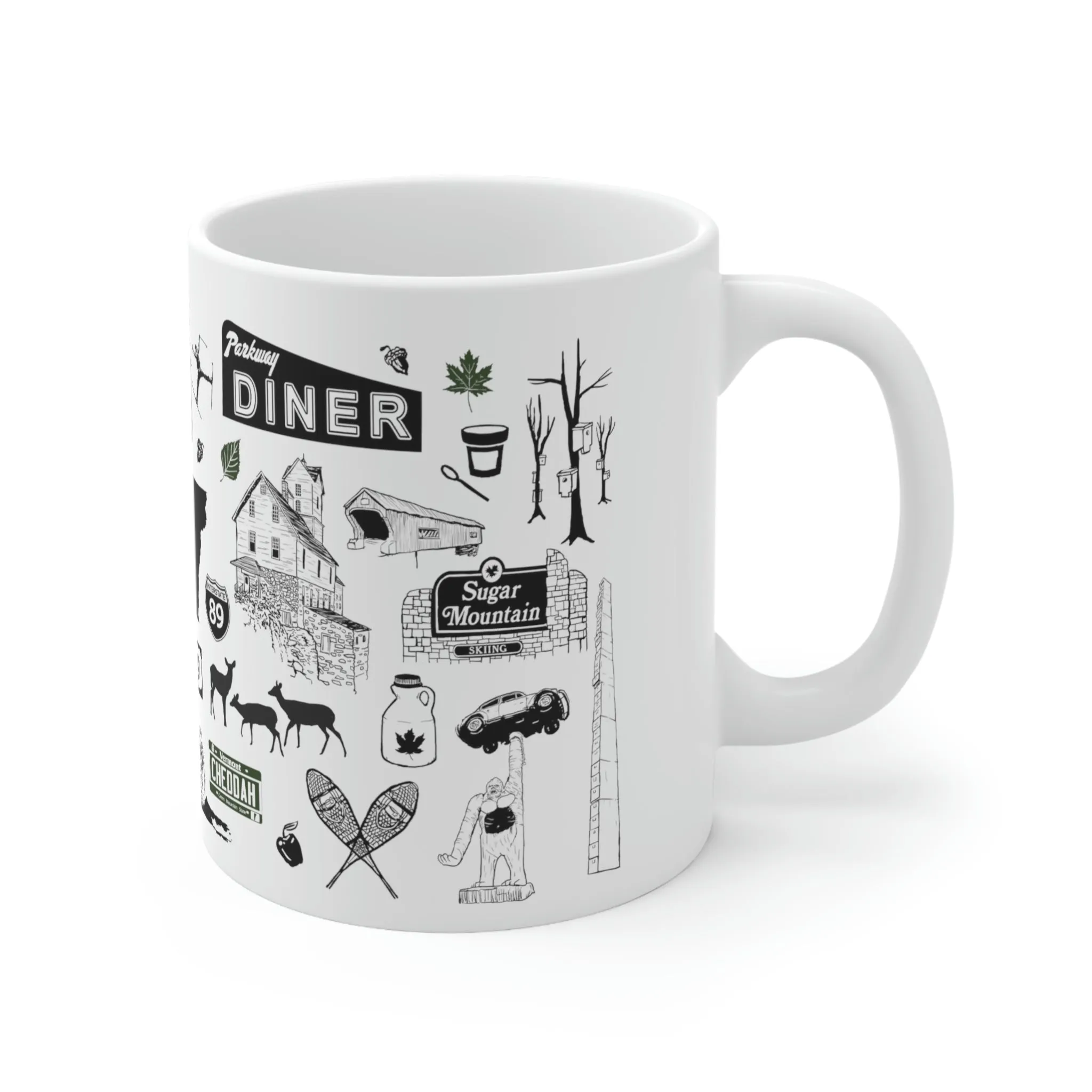 Vermont Tourist Attraction 11oz Coffee Mug