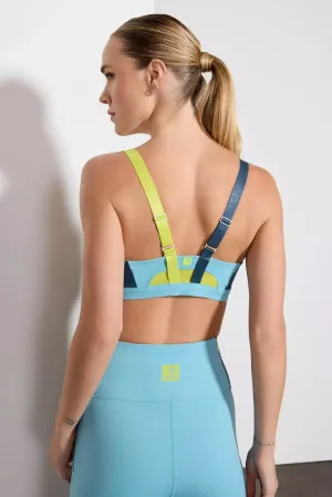 Vital Mesh Back Sports Bra - Reef Waters