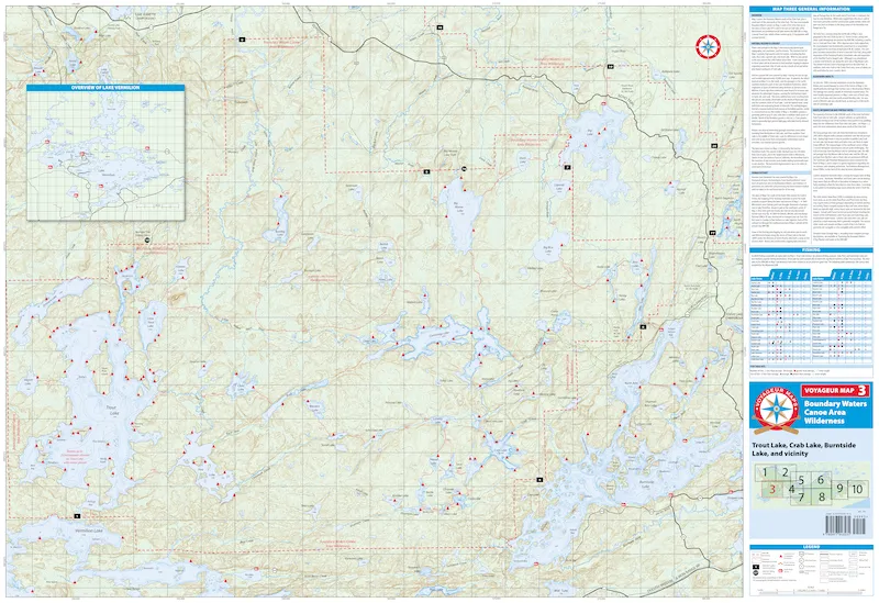 Voyageur Maps - #3 - BWCA