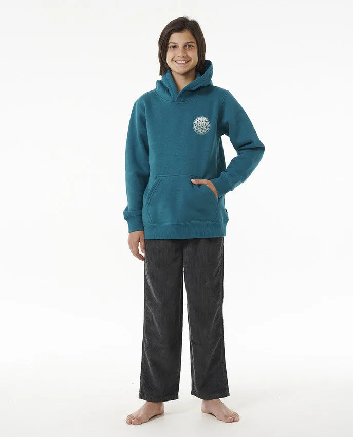 WETSUIT ICON HOOD-KID - TREKKING GREEN