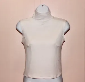 White Modest Top
