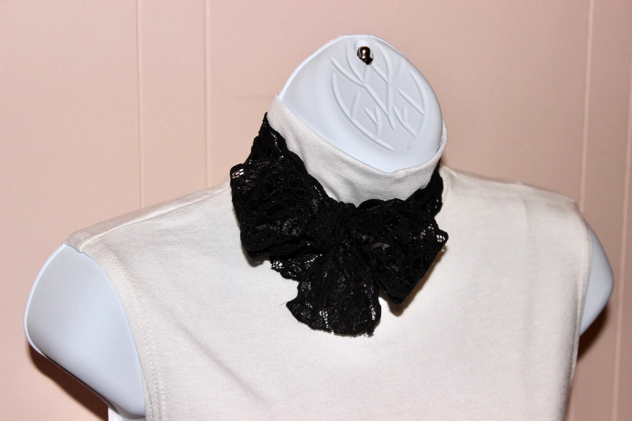 White Modest Top