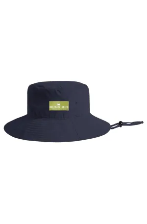WOLFPACK UNLTD MEN NYLON BUCKET HAT | NAVY BLUE