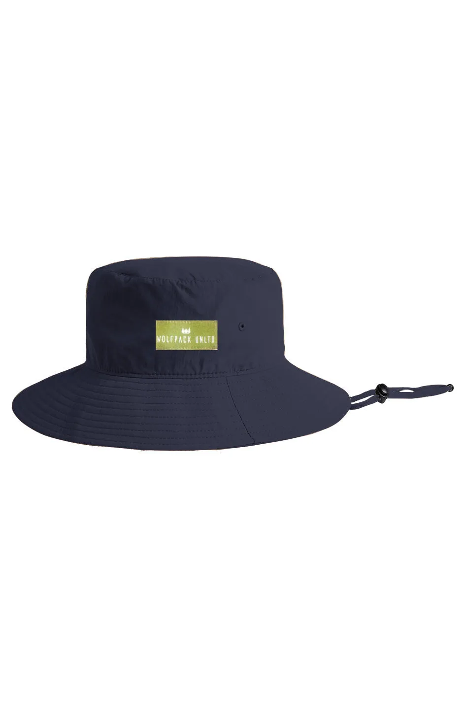 WOLFPACK UNLTD MEN NYLON BUCKET HAT | NAVY BLUE