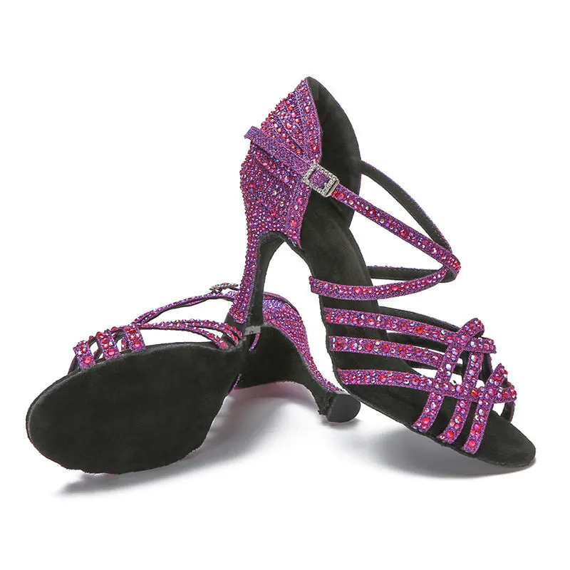 Women's High Heel Diamond Dancing Sandals Outdoor Style