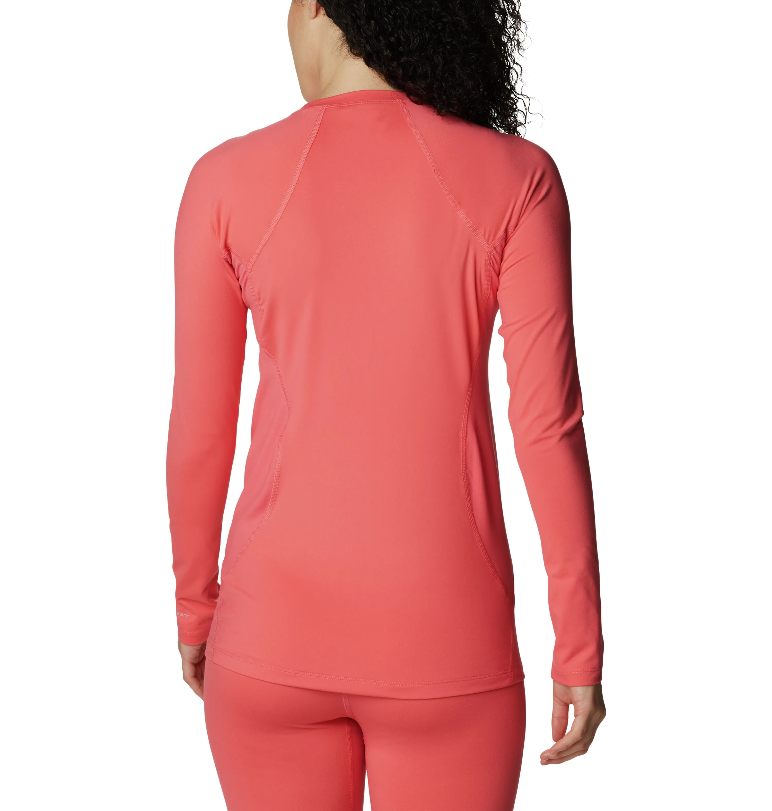 WOMEN'S MIDWEIGHT STRETCH LONG SLEEVE TOP - BLUSH PINK