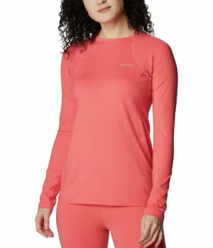 WOMEN'S MIDWEIGHT STRETCH LONG SLEEVE TOP - BLUSH PINK
