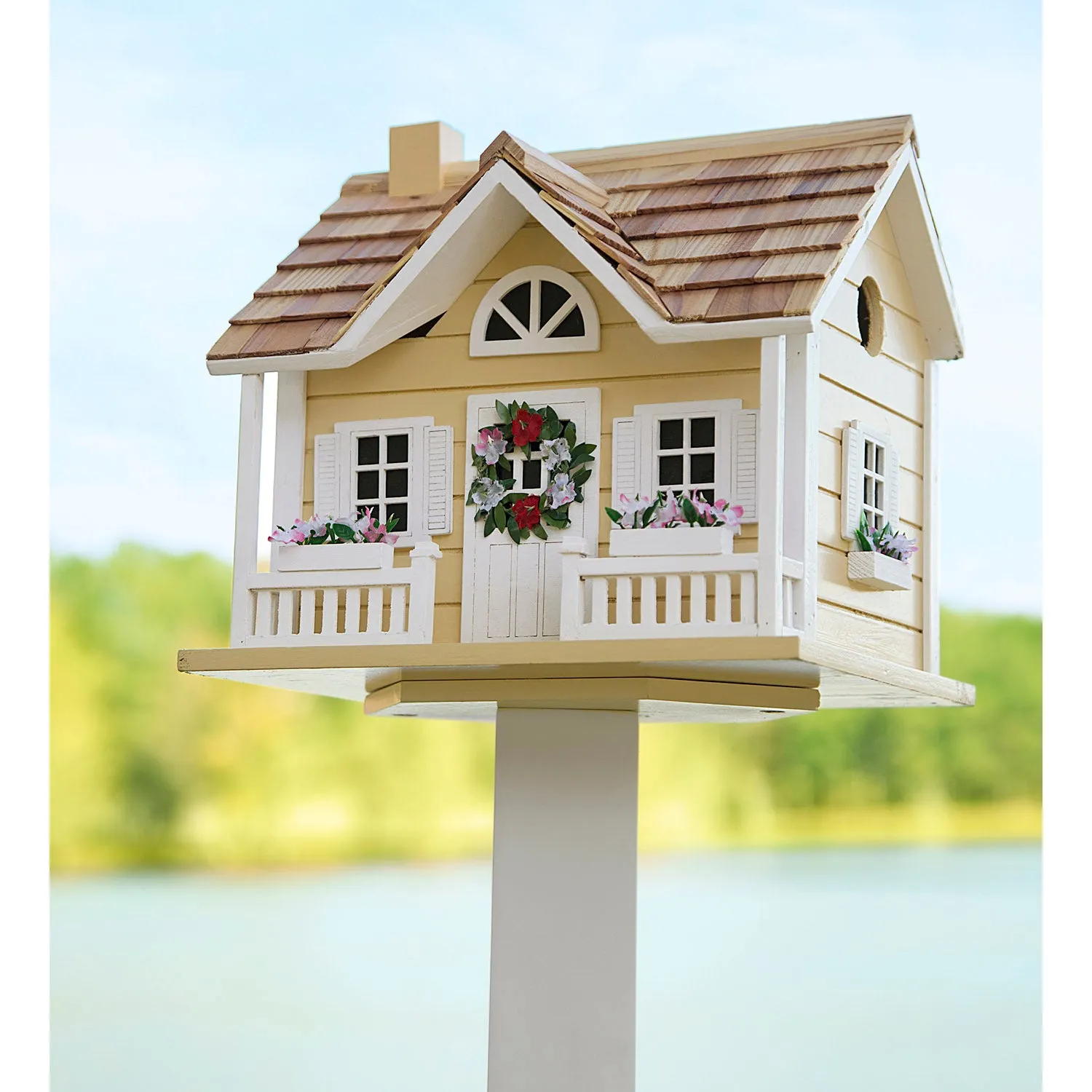 Wreath Cottage Birdhouse,2bh688
