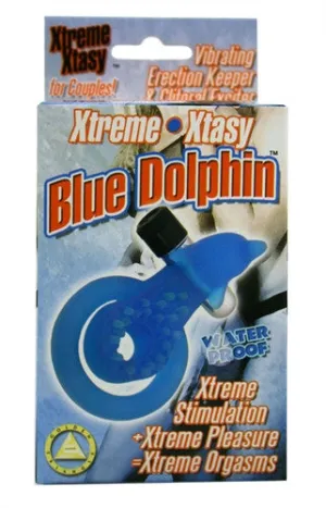 Xtreme Xtasy Ring Dolphin C-Ring - Blue