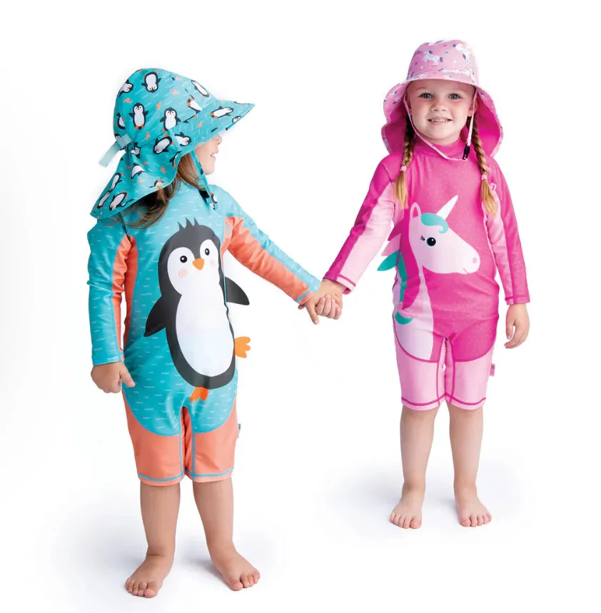 Zoocchini - One Piece Rashguard Swimsuit - Unicorn