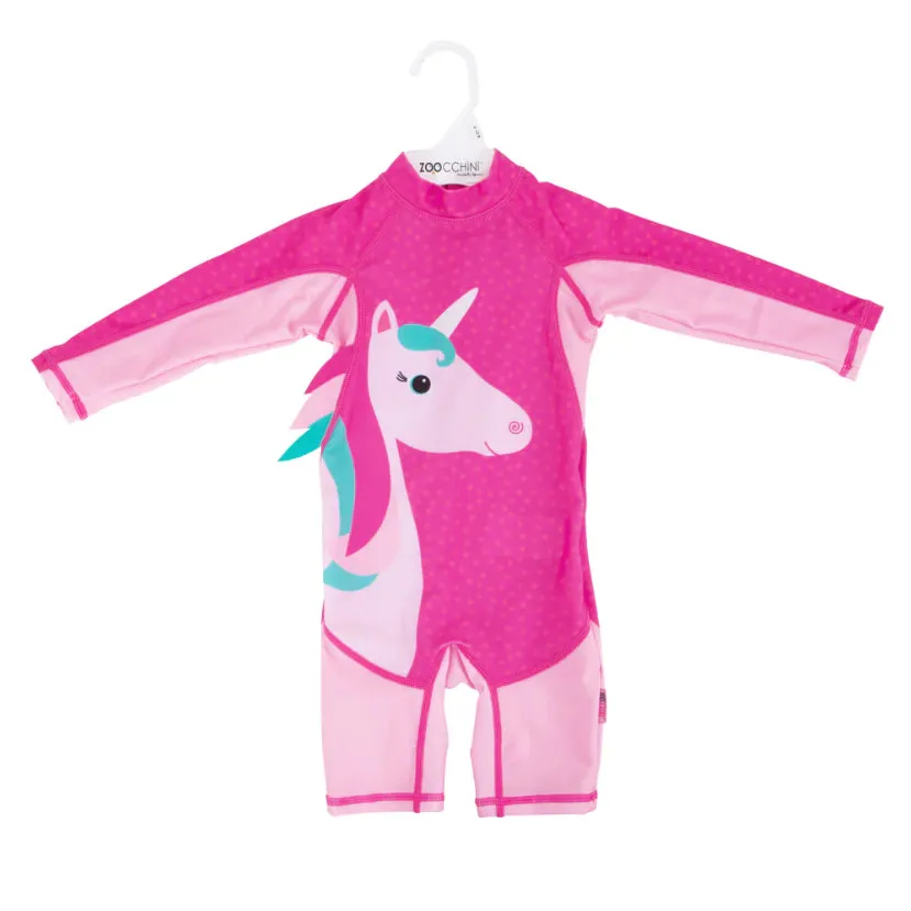 Zoocchini - One Piece Rashguard Swimsuit - Unicorn