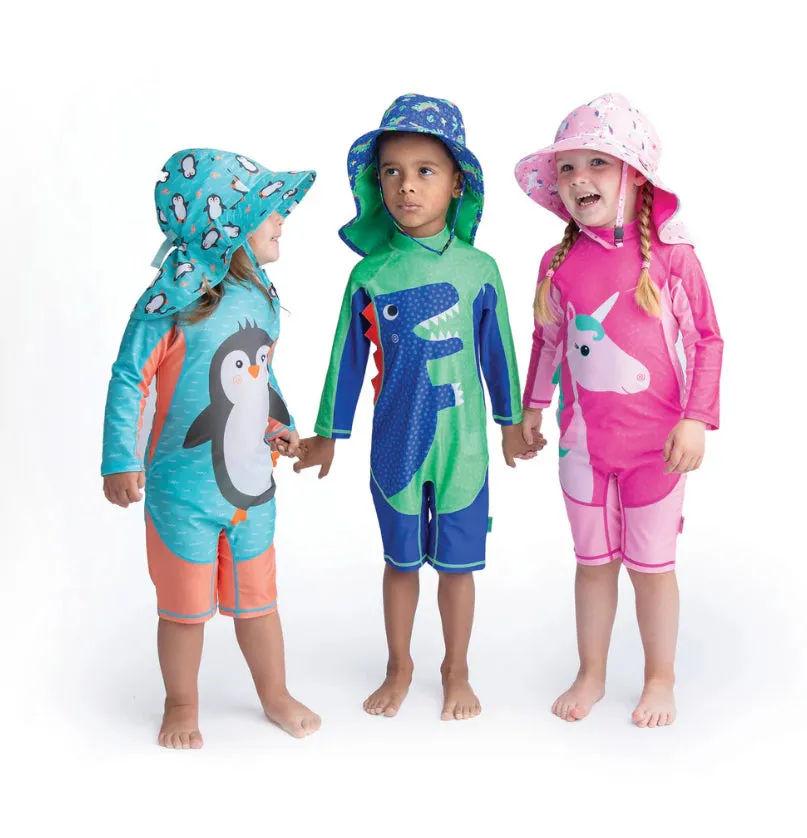 Zoocchini - One Piece Rashguard Swimsuit - Unicorn